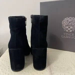Vince Camuto Shoes Vince Camuto Destilly Black Suede Ankle Boots Poshmark